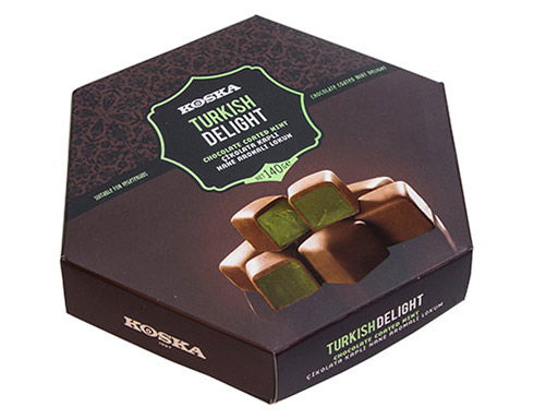 140 g Chocolate Coated Mint Flavored Turkish Delight